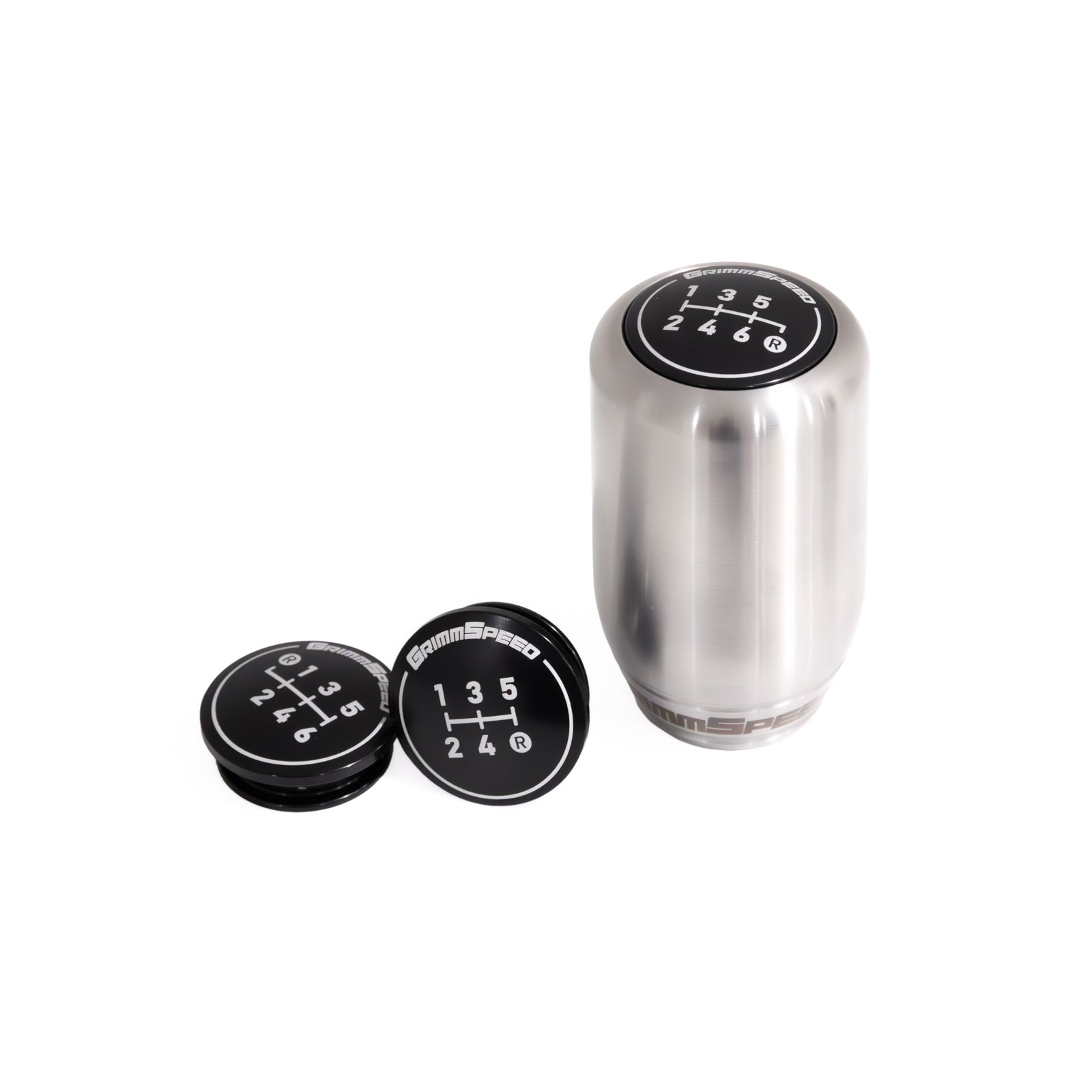 GrimmSpeed Swap-Top Weighted Shift Knob Kit - Piston