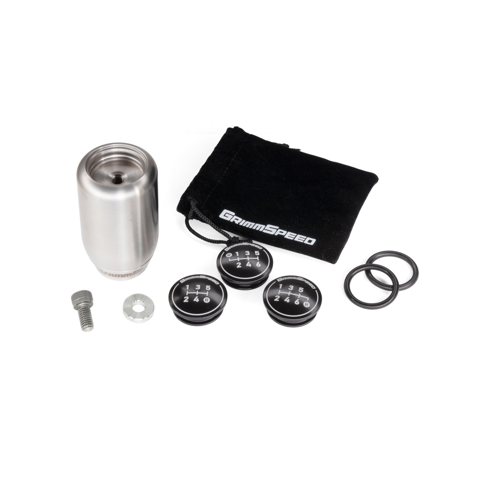 GrimmSpeed Swap-Top Weighted Shift Knob Kit - Piston