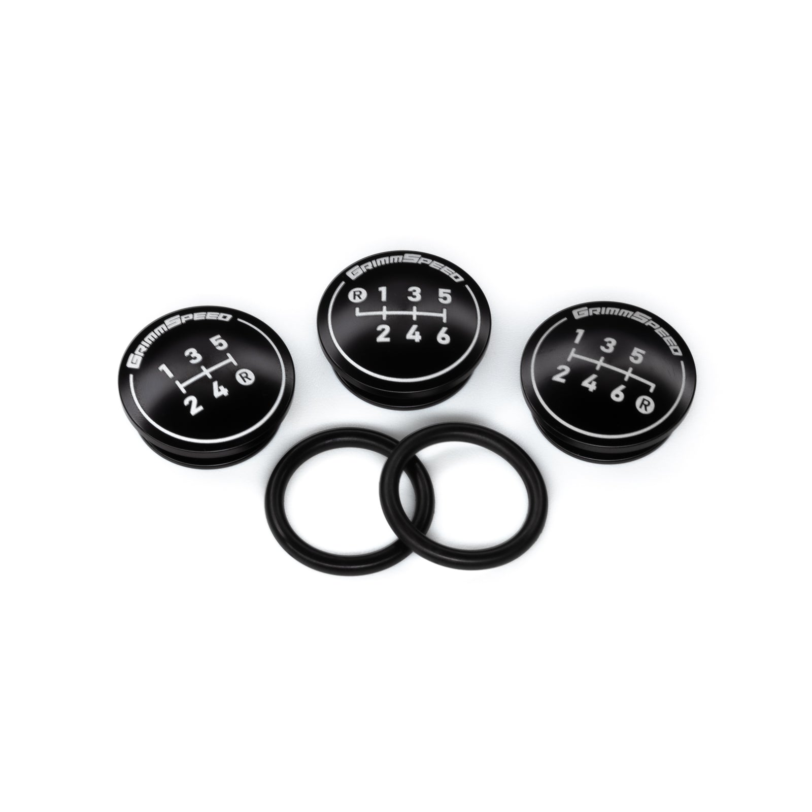 GrimmSpeed Swap-Top Weighted Shift Knob Kit - Piston